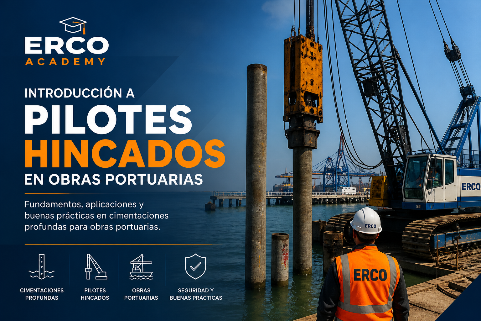 Introducción a Pilotes Hincados en Obras Portuarias